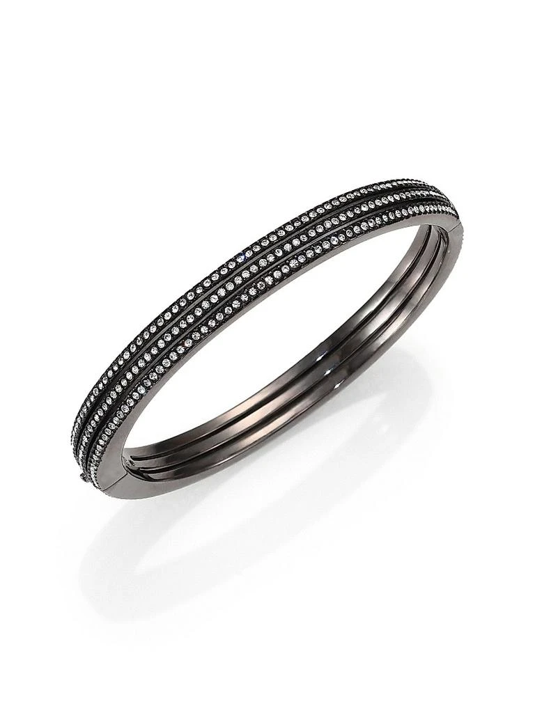 Adriana Orsini Pavé Crystal Three-Row Bangle Bracelet 1