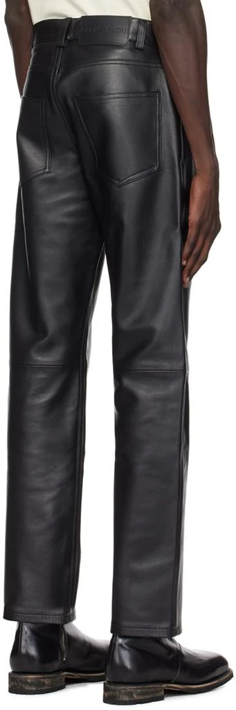 CMMN SWDN Black Joe Leather Pants 3