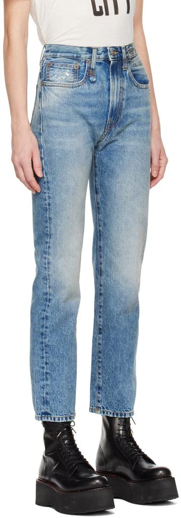 R13 Blue Courtney Slim Jeans 2