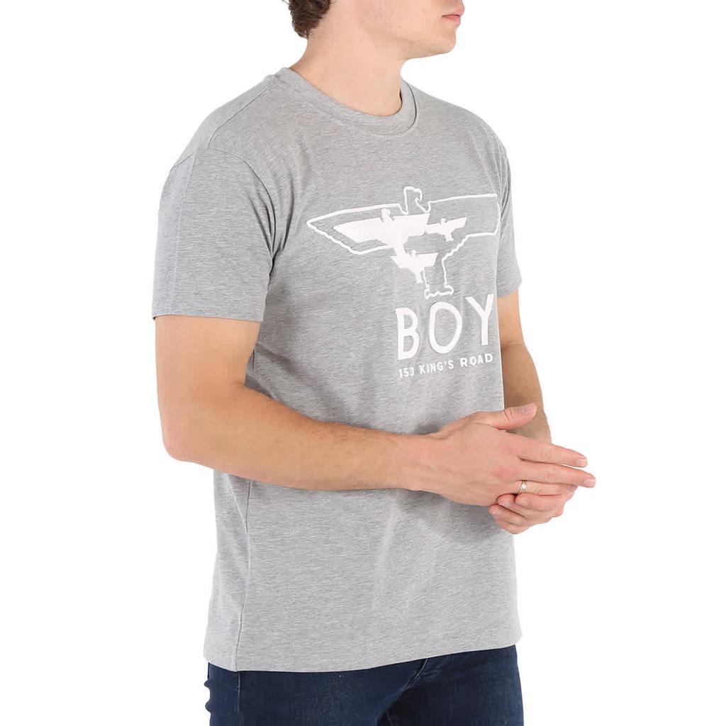 BOY LONDON Grey Cotton Boy Myriad Eagle T-shirt