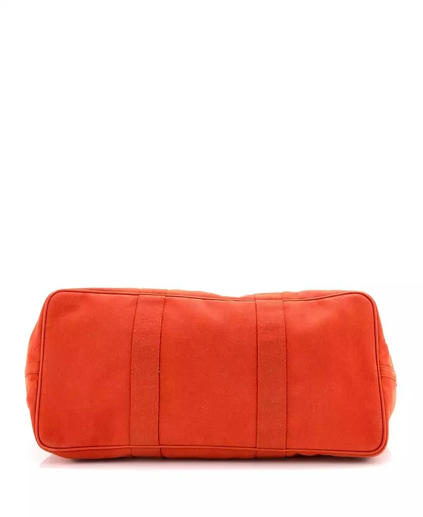 Pre-Owned HERMÉS GM Valparaiso Bag Toile and Leather 5