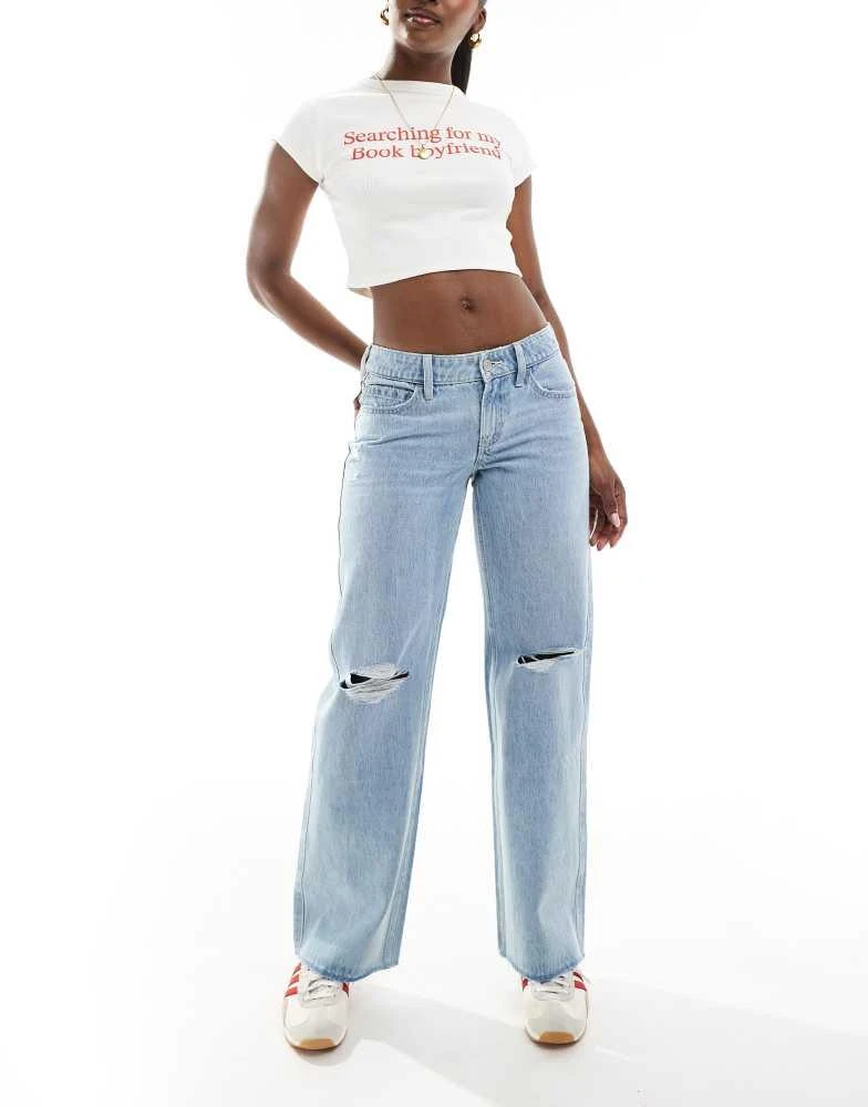 Hollister Asos Low Rise Jeans Hollister Low Rise Baggy Straight