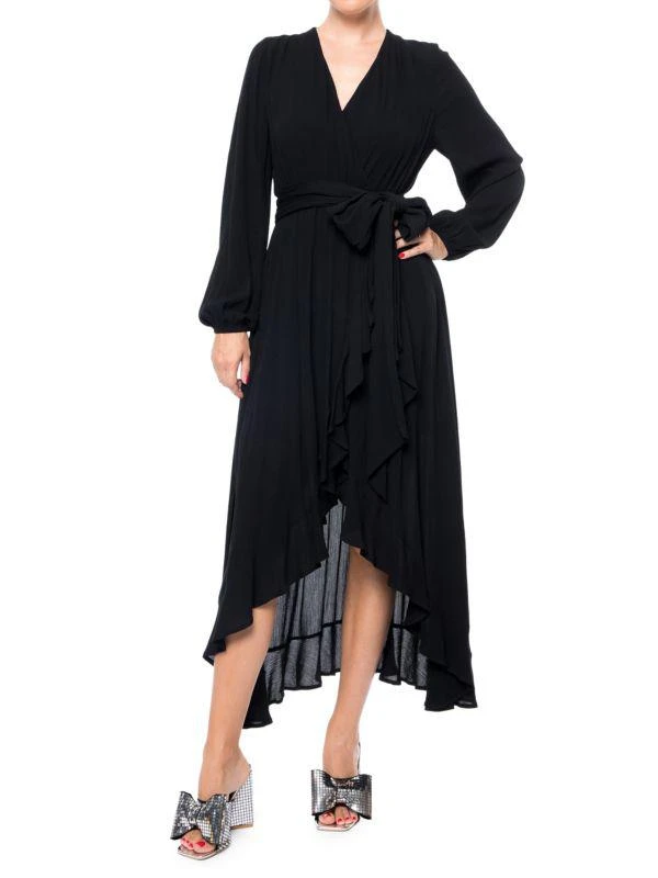 Meghan LA Meadow Belted High Low Maxi Dress 1