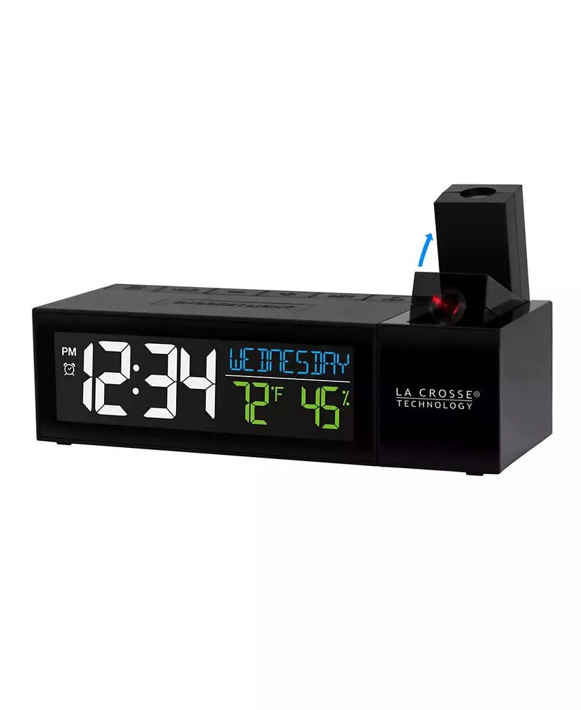 La Crosse Technology Pop-Up Bar Projection Alarm Clock with USB Charging Port 2