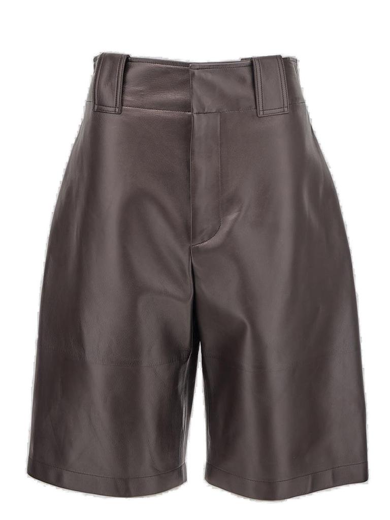 ショートパンツ Bottega Veneta Pastel green leather shorts Bottega Veneta Pastel Green Leather Shorts - Shorts