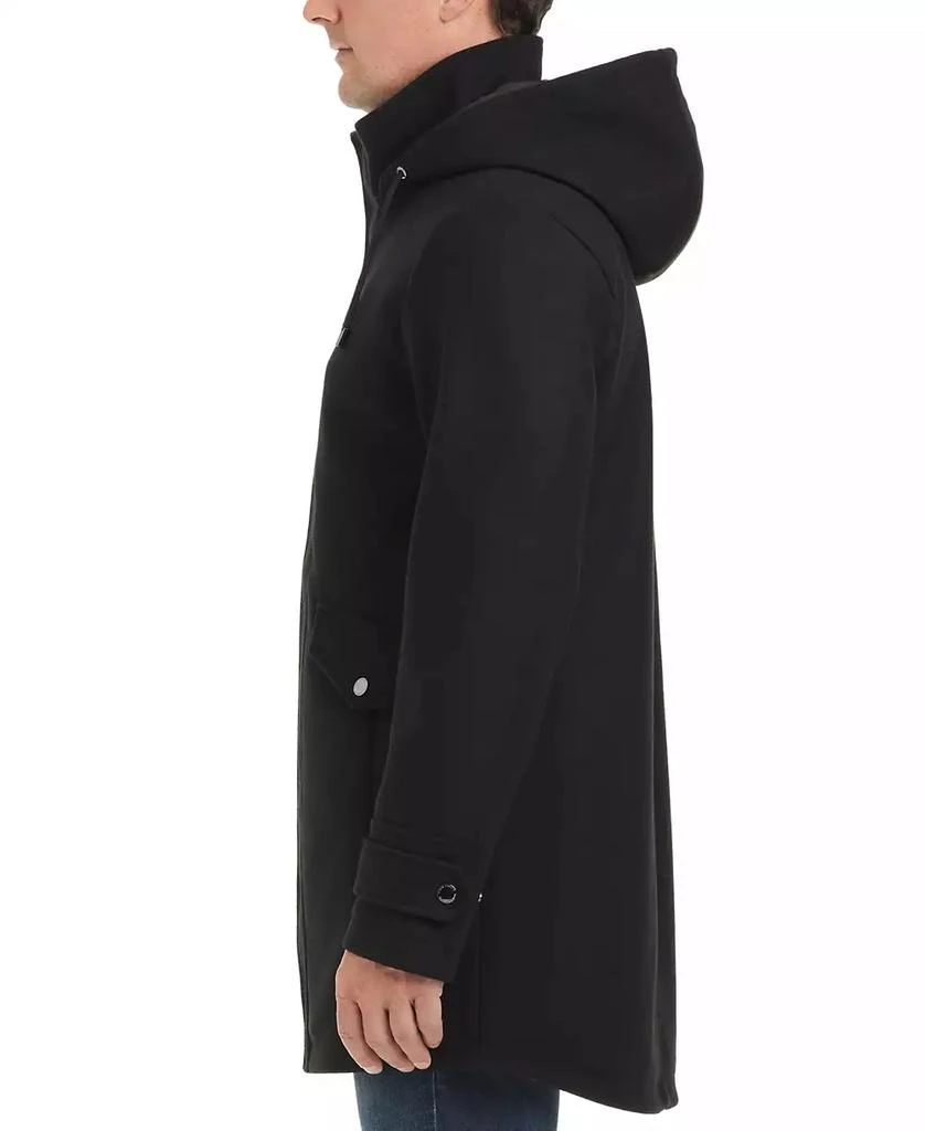 Vince Camuto Men's Hooded Zip and Snap-Front Coat 3