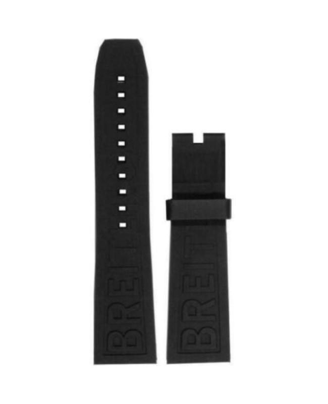 BREITLING Breitling 22-18mm Black Rubber Strap 315S