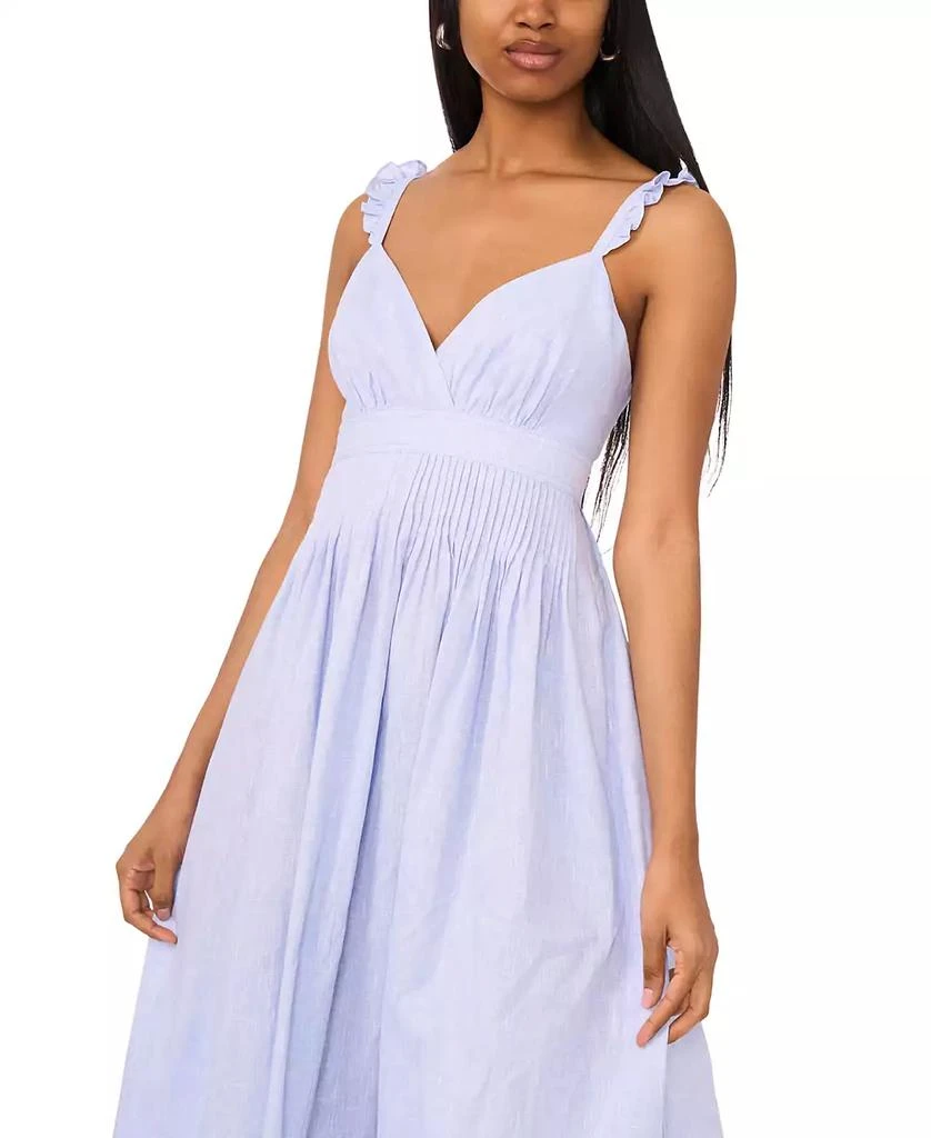 Parker Women's The Olive Ruffled-Strap Pleated-Waist Dress 4