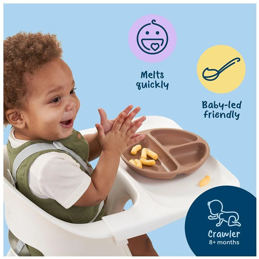 Gerber Snacks for Baby Lil Crunchies Baked Corn Mild Cheddar 5