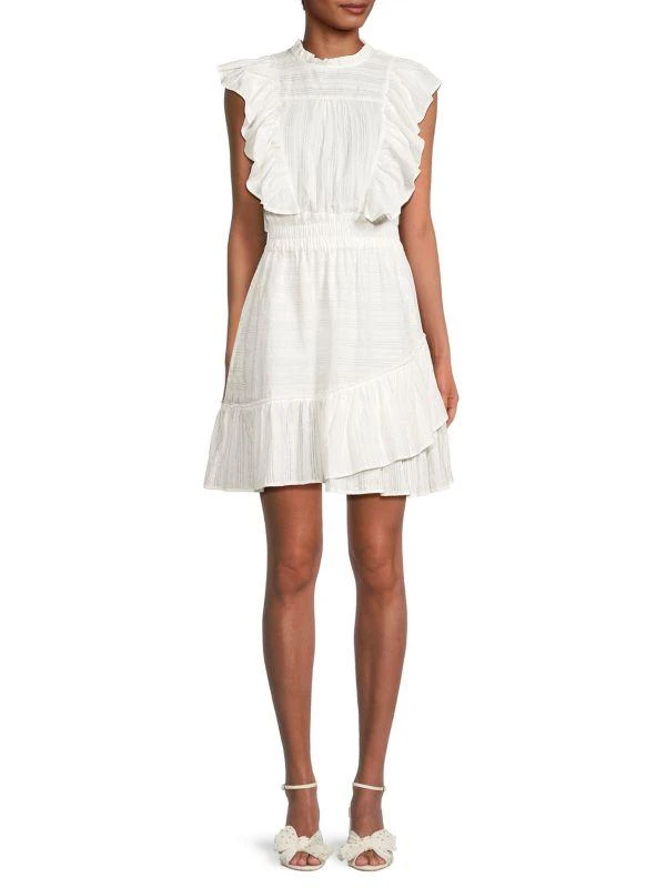 PINKO Riccione Ruffle Mini Dress 1