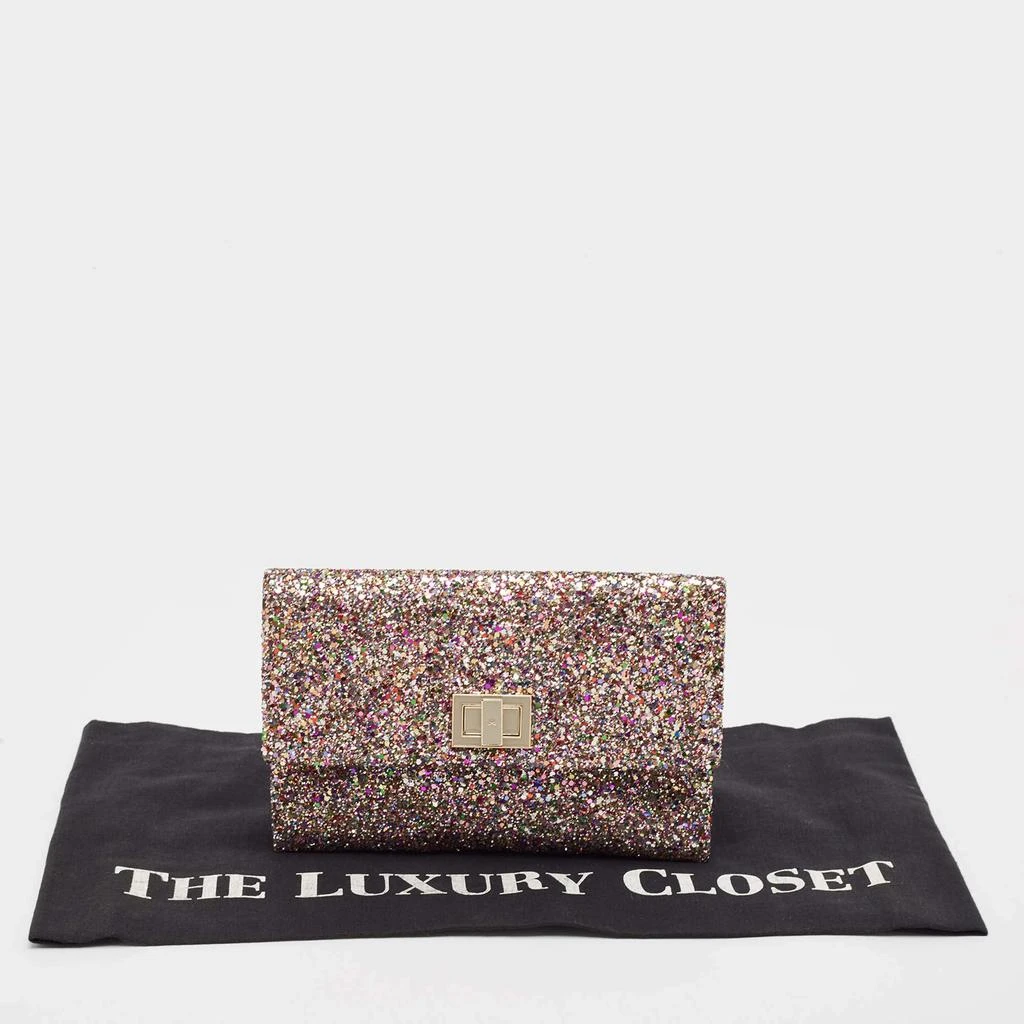 Anya Hindmarch Anya Hindmarch Multicolor Glitter Valorie Clutch 11