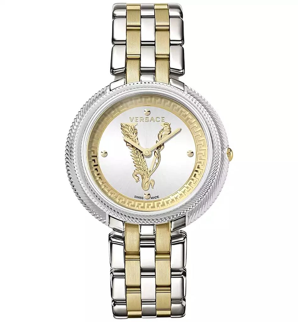 Versace Women's Swiss Thea Two-Tone Stainless Steel Bracelet Watch 38mm 1