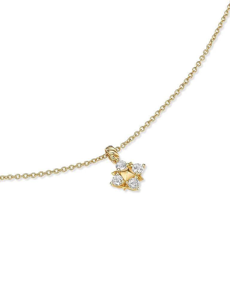 David Yurman Petite Modern Renaissance Pyramid Pendant Necklace in