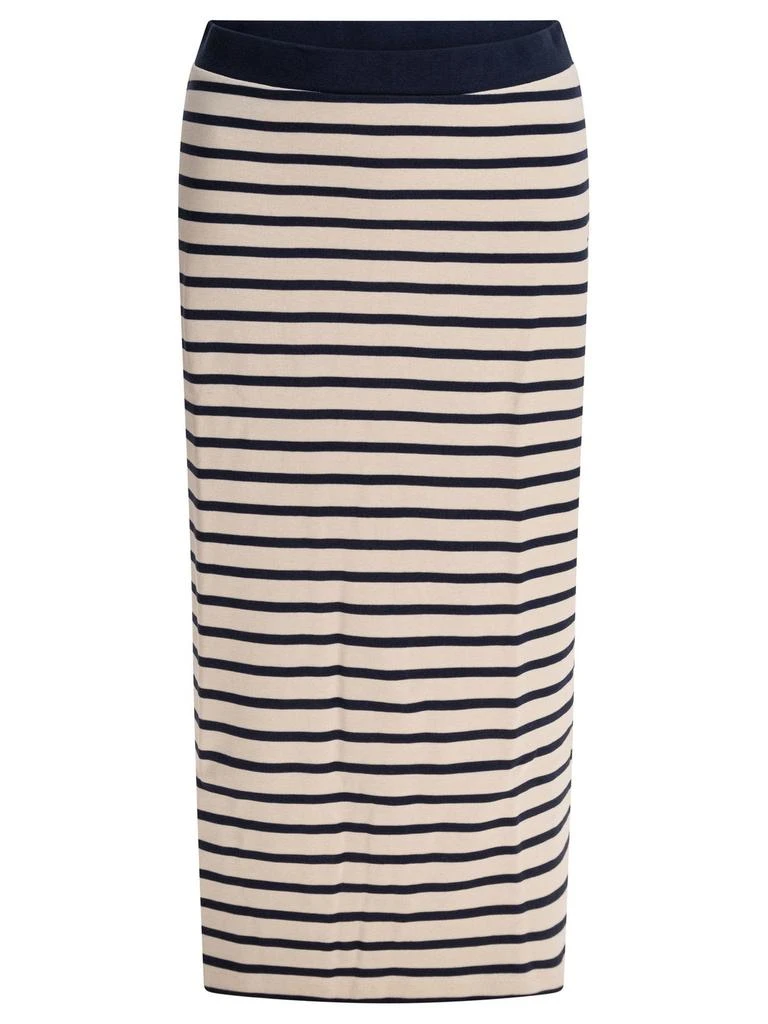 INES DE LA FRESSANGE Ines De La Fressange Striped Midi Skirt 1