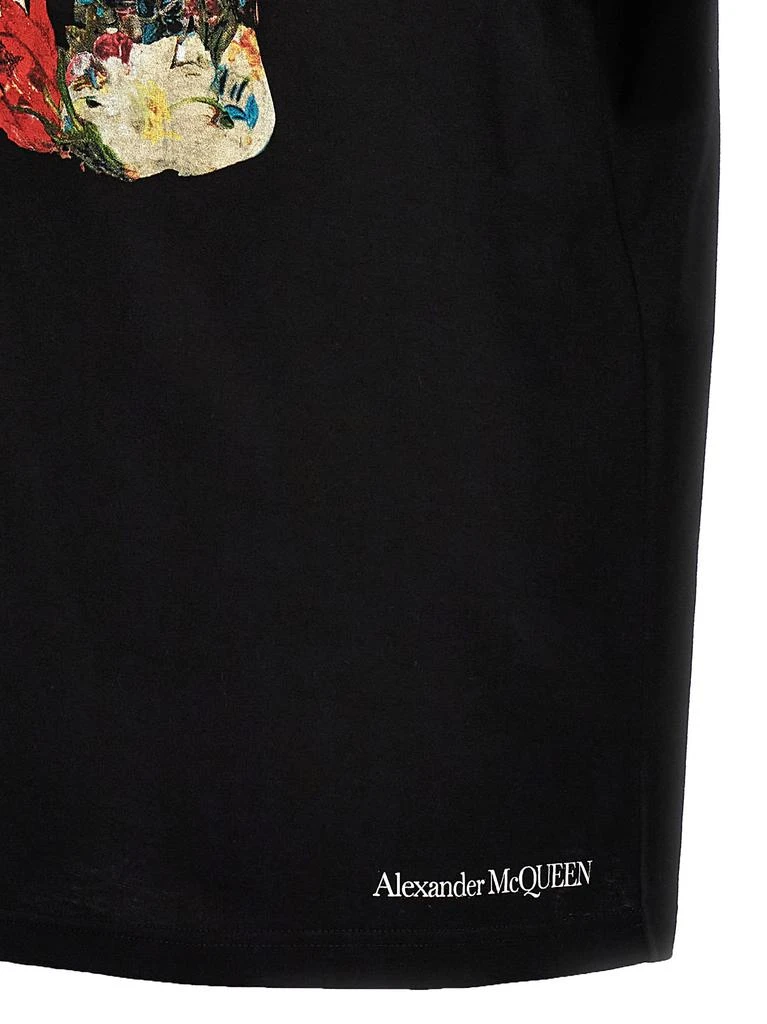 Alexander McQueen floral Skull T-shirt 4