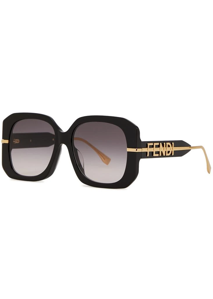 Fendi Fendigraphy oversized square-frame sunglasses 1