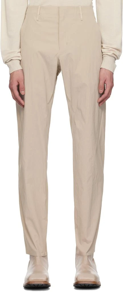Veilance Beige Convex LT Trousers 1