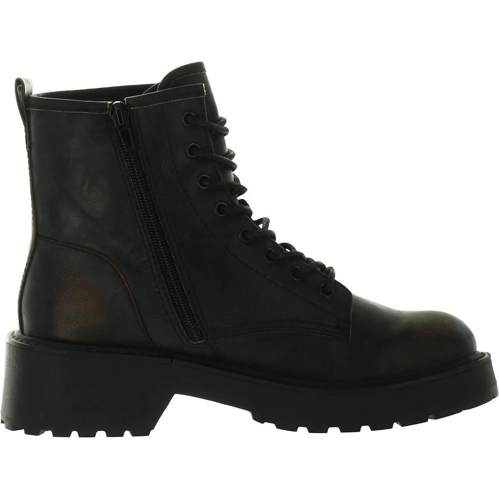 Madden Girl Carra Womens Rhinestone Lug Sole Ankle Boots 2