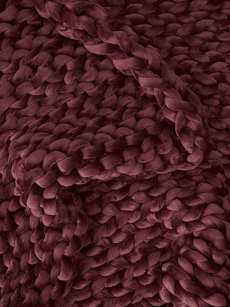 Bearaby Velvet Napper Knit Weighted Blanket 4