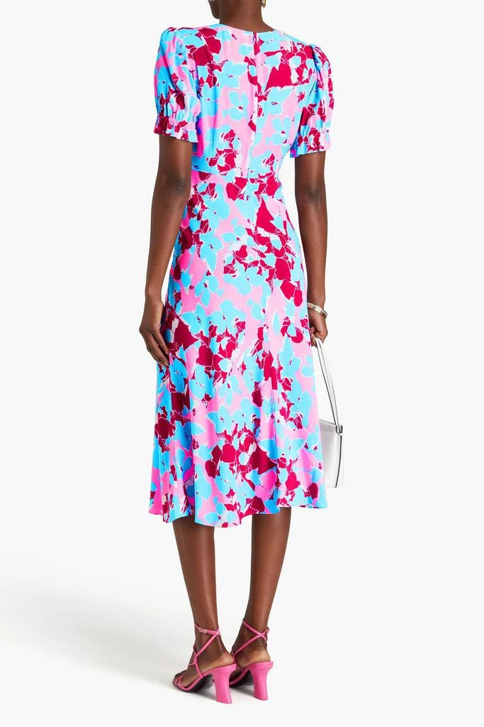 Diane von Furstenberg Anaba twisted floral-print crepe de chine midi dress 3
