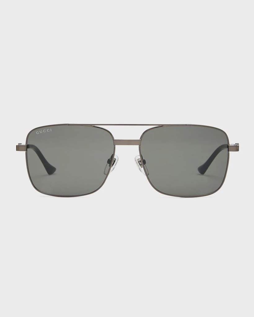 Gucci Men's Metal Rectangle Sunglasses 3