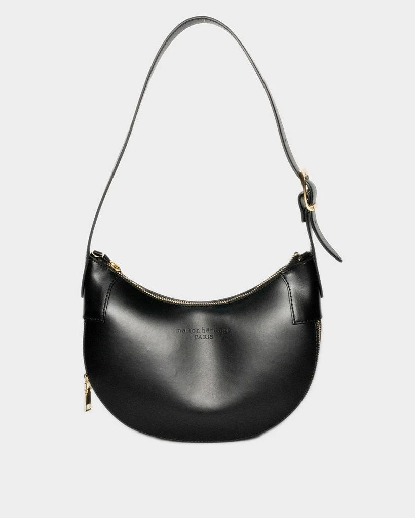 Maison Heritage Sac Porte Epaule Azay - Noir - Femme 2