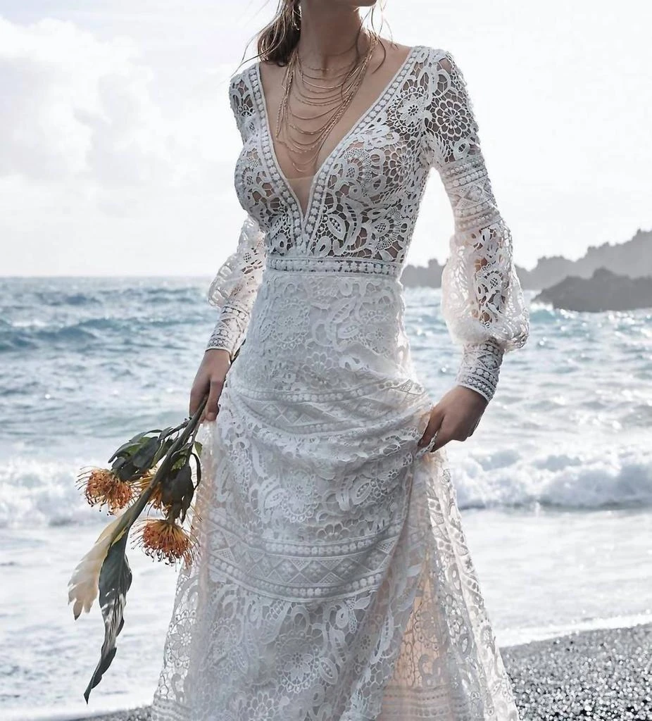Maggie Sottero Maggie Sottero - Vintage Lace Wedding Dress - antique ivory - 10 Maggie Sottero Maggie Sottero - Vintage Lace Wedding Dress - antique ivory - 10