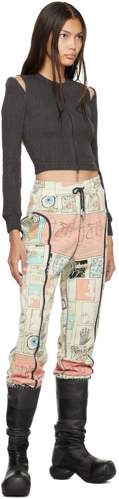 Eckhaus Latta Multicolor Graphic Lounge Pants 4