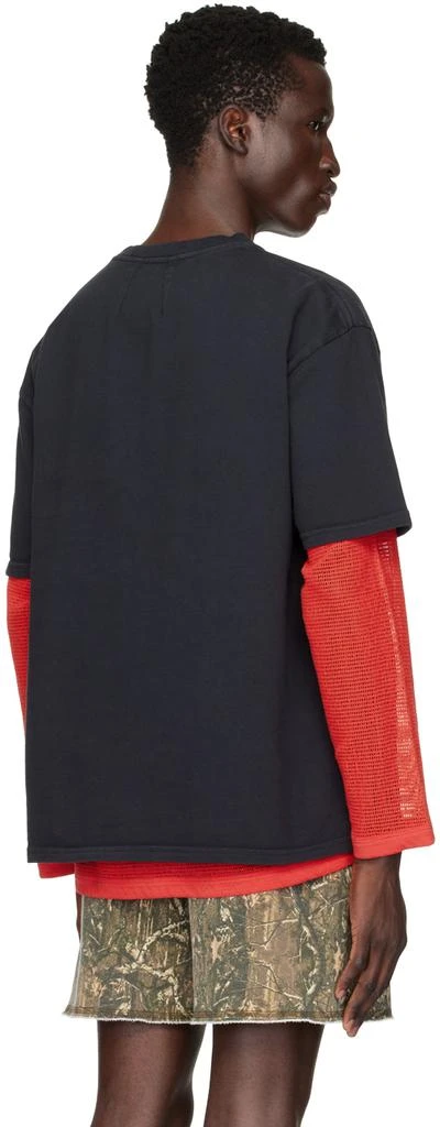 Rhude SSENSE Exclusive Black Side Logo T-Shirt 3