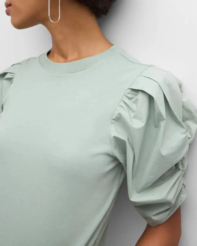 FRAME Frame - Pleated Puff Sleeve Tee 4