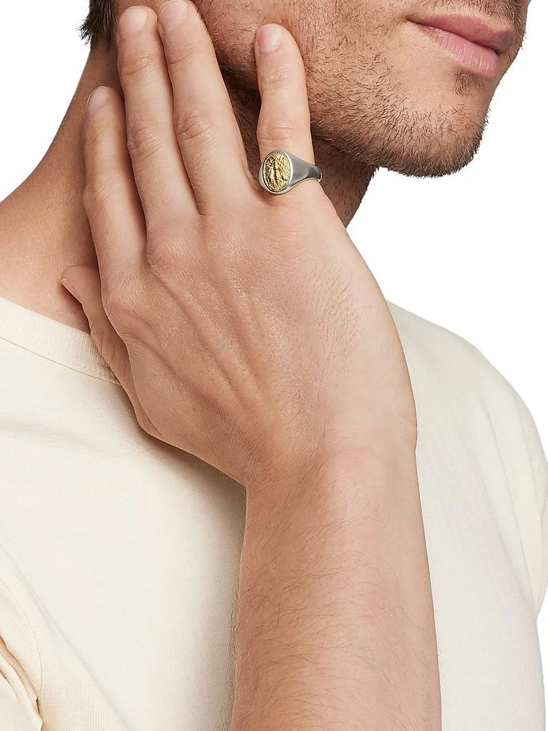 David Yurman Petrvs Bee Pinky Ring in Sterling Silver 3