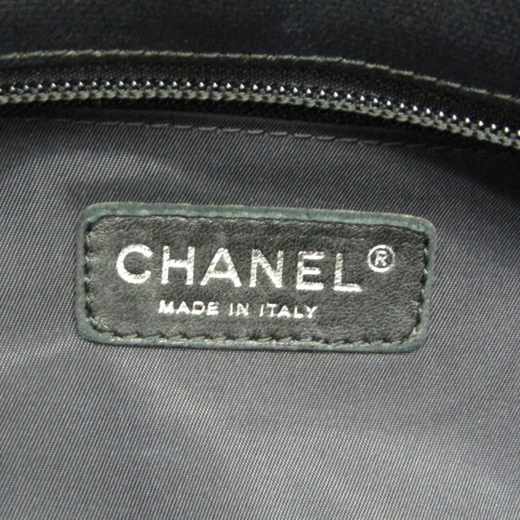 Chanel Chanel Black Coated Canvas and Leather Paris Biarritz Tote Bag 12