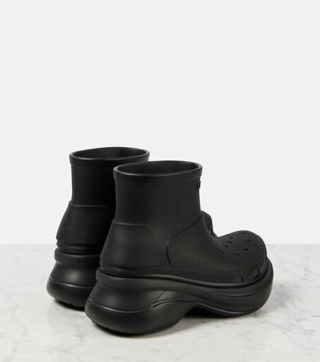 靴 balenciaga crocs boots black Balenciaga x Crocs™ Ankle Boots | Black | FARFETCH
