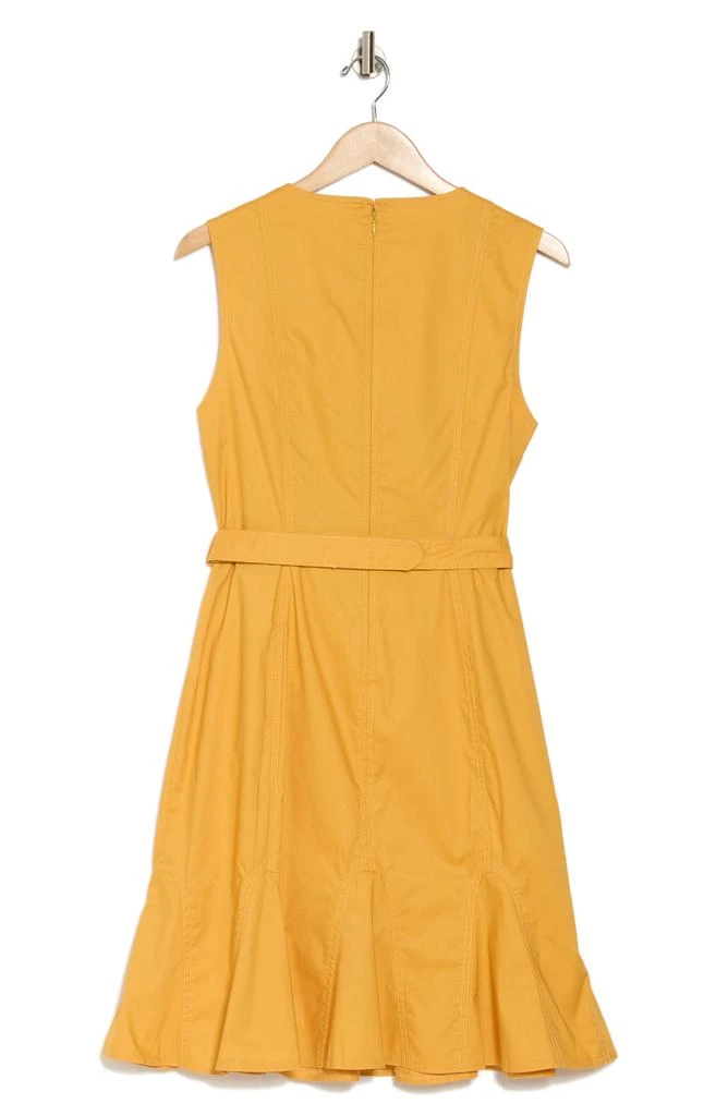 Calvin Klein Belted A-Line Dress 5