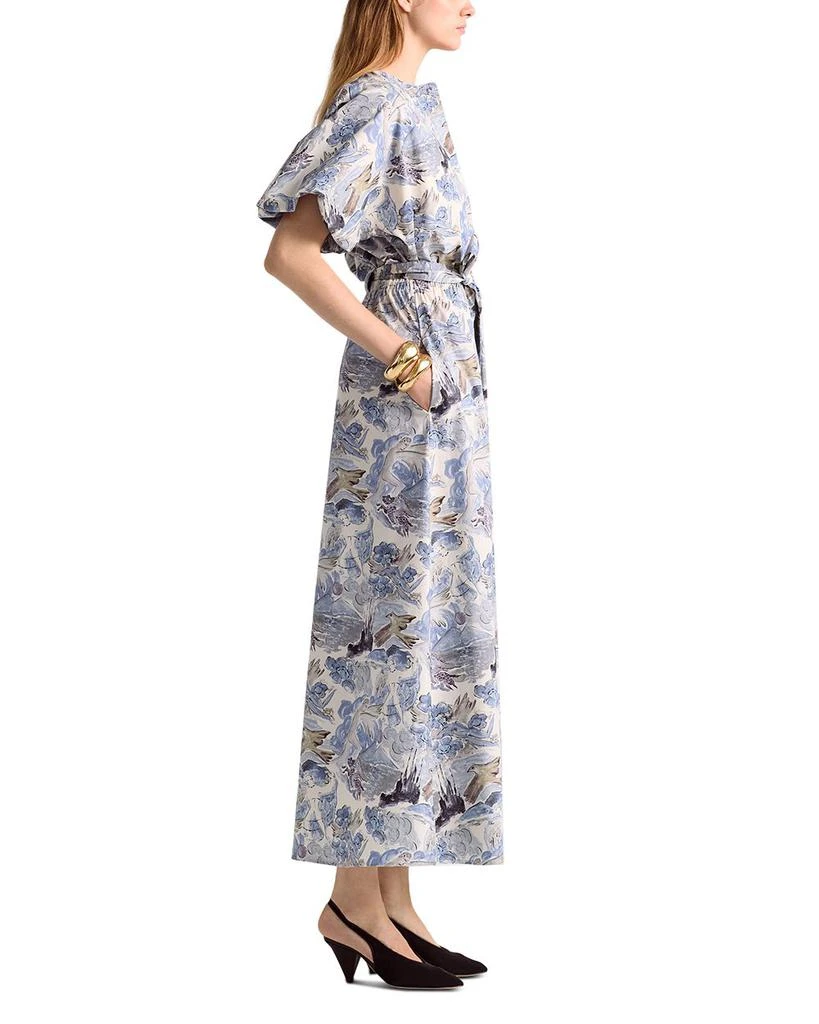 Altuzarra Paulina Puff Sleeve Printed Dress 4