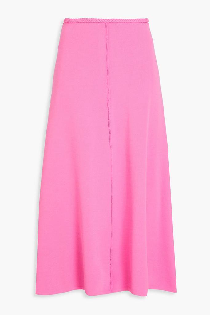 Aje Petal knitted midi skirt