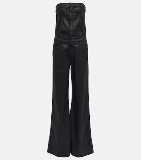 7 For All Mankind Coated denim jumpsuit 1