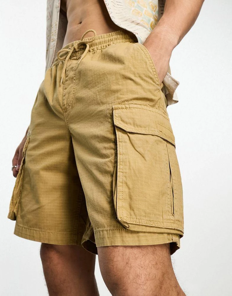PacSun PacSun marc longline cargo shorts in tan 1