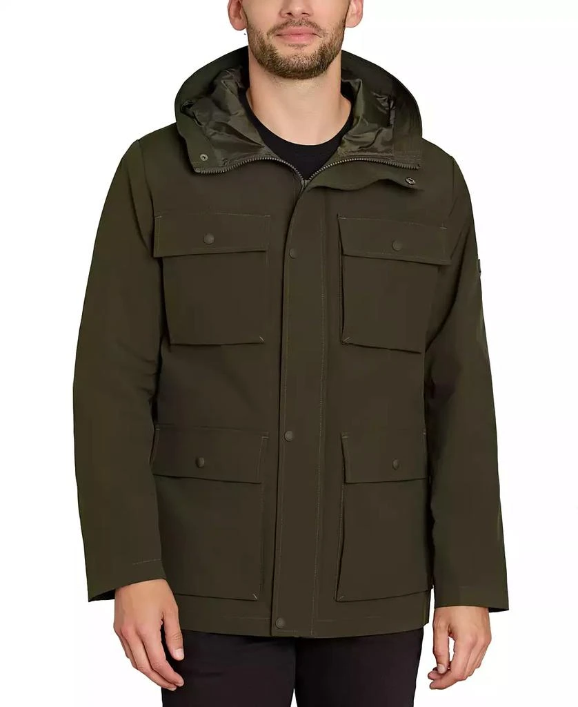 Sam Edelman Men's Full-Zip Hooded Jacket 1