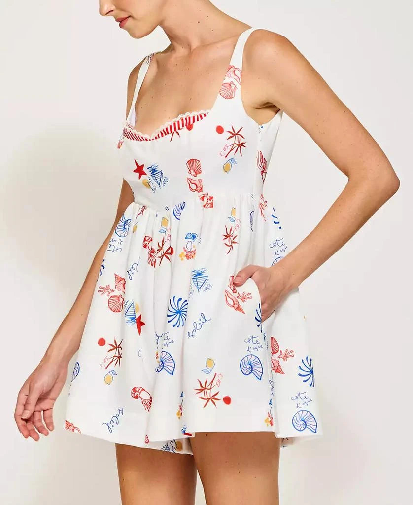 Line & Dot Women's Reeta Sweetheart-Neck Romper 5