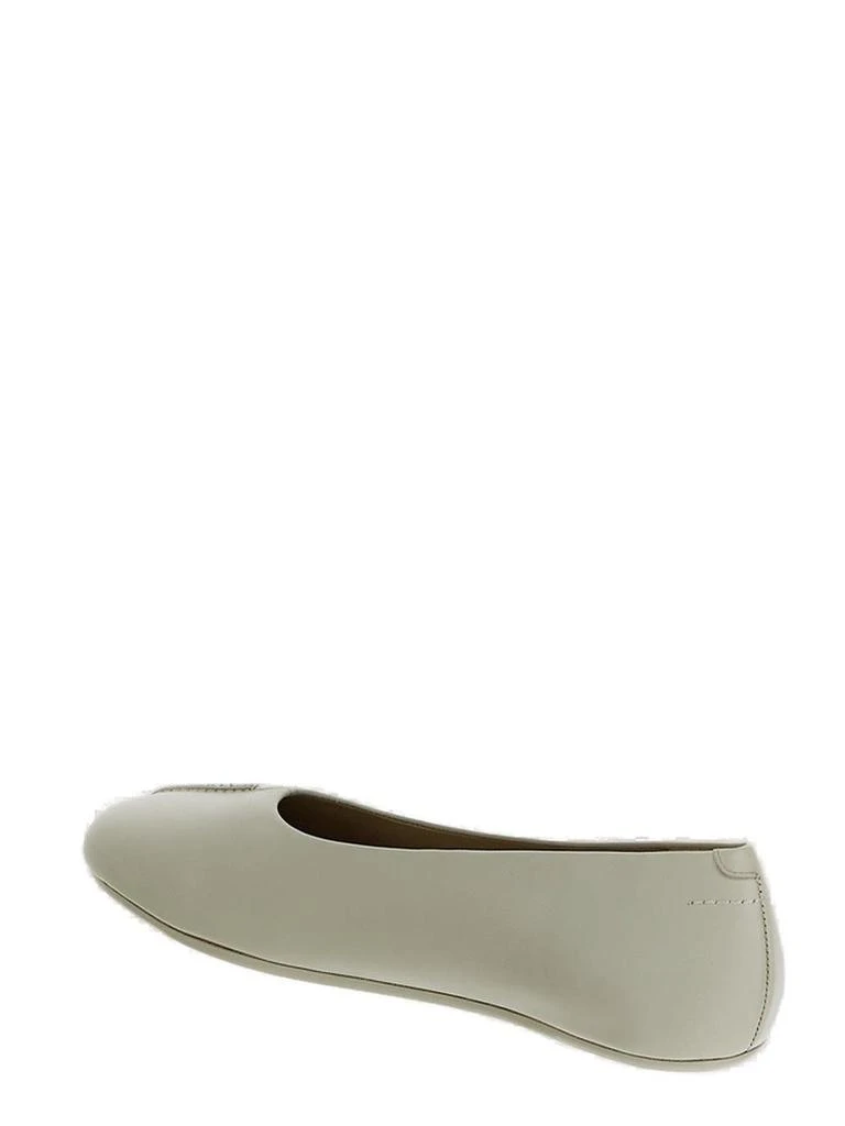 MM6 MM6 Maison Margiela Stitch-Out Asymmetric Toe Ballerina Shoes 3