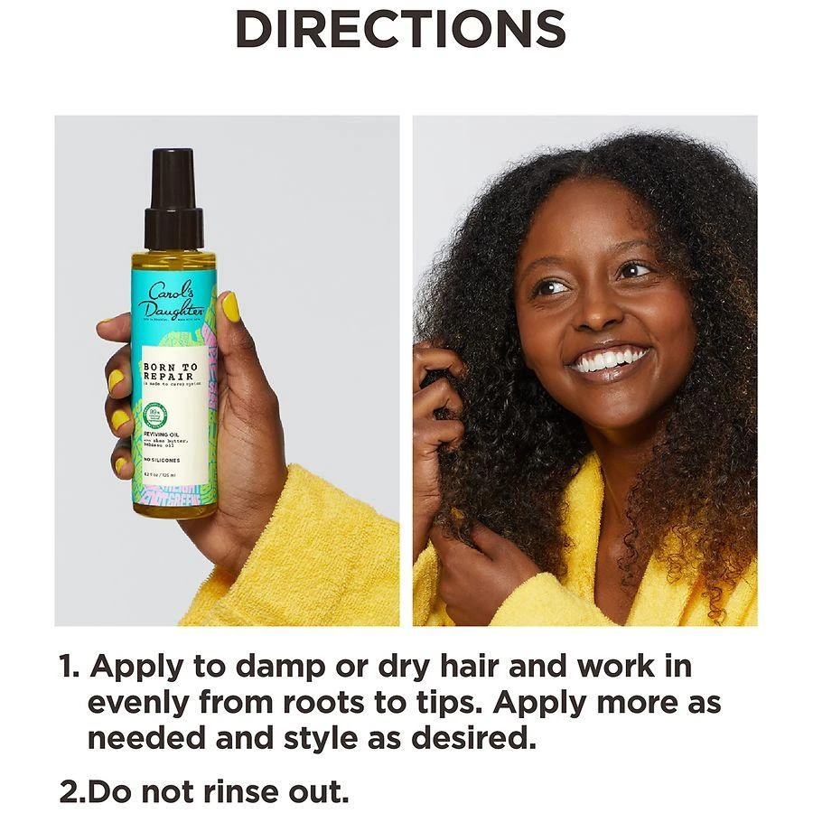 Carol's Daughter Born to Repair, Reviving Hair Oil with Shea Butter 8