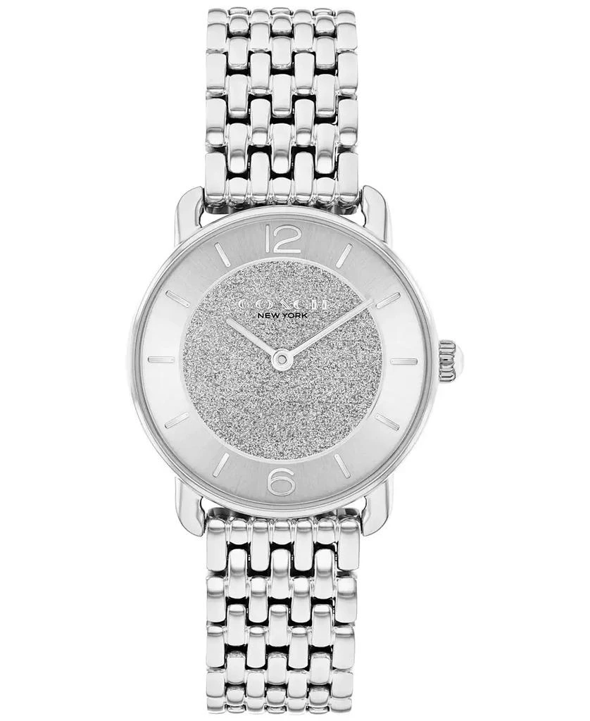 COACH Women's Silver Elliot Stainless Steel Watch 28mm 1