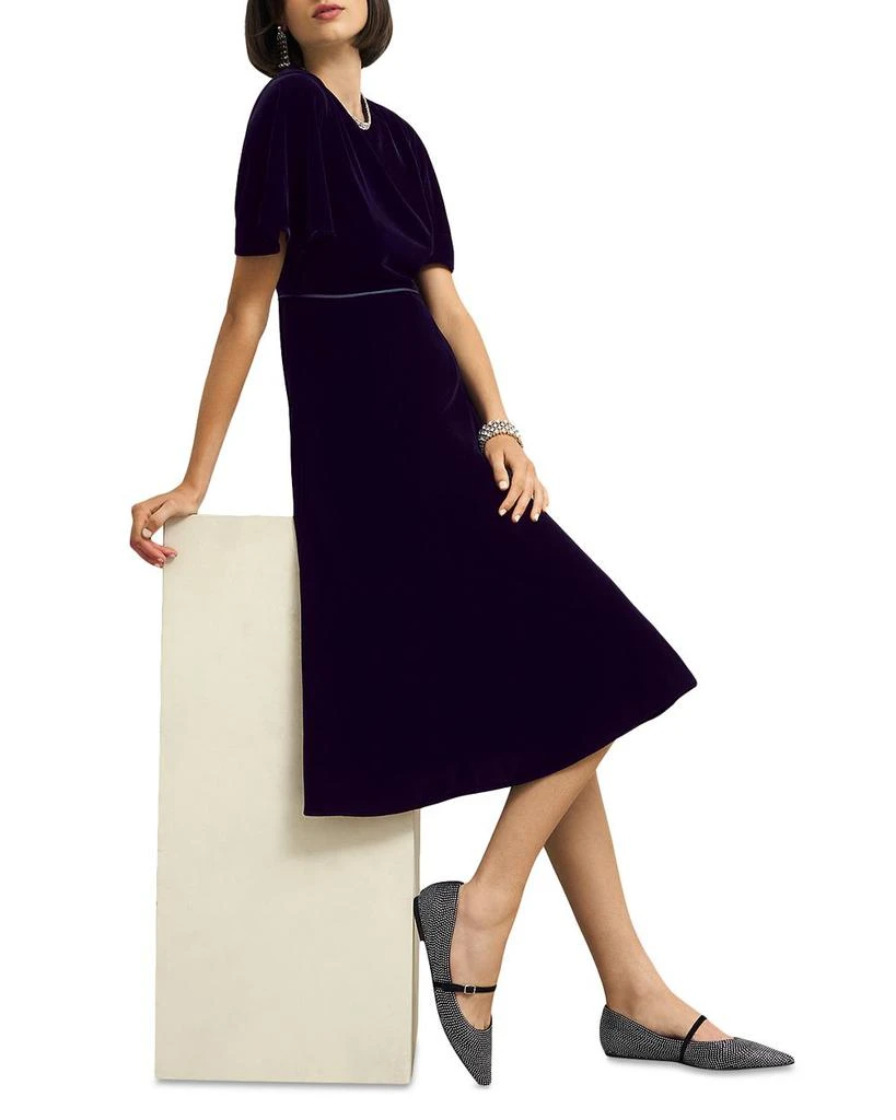 HOBBS LONDON Catalina Velvet Dress 4