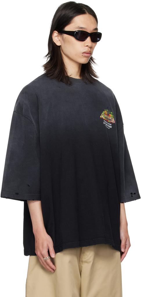 WILLY CHAVARRIA Black 'Fresh Produce' T-shirt - T-Shirts - Free