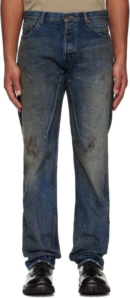 Rick Owens Blue Concordians Kurdt Jeans 1