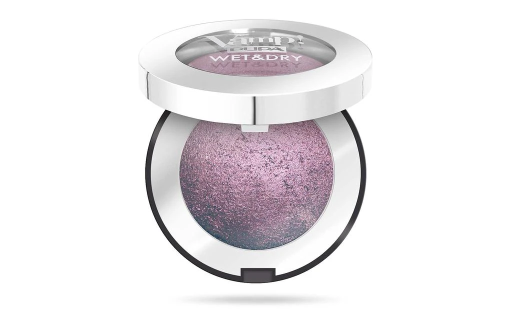 PUPA Milano Vamp! Wet and Dry Baked Eyeshadow - 205 Hot Violet by  for Women - 0.035 oz Eye Shadow 1