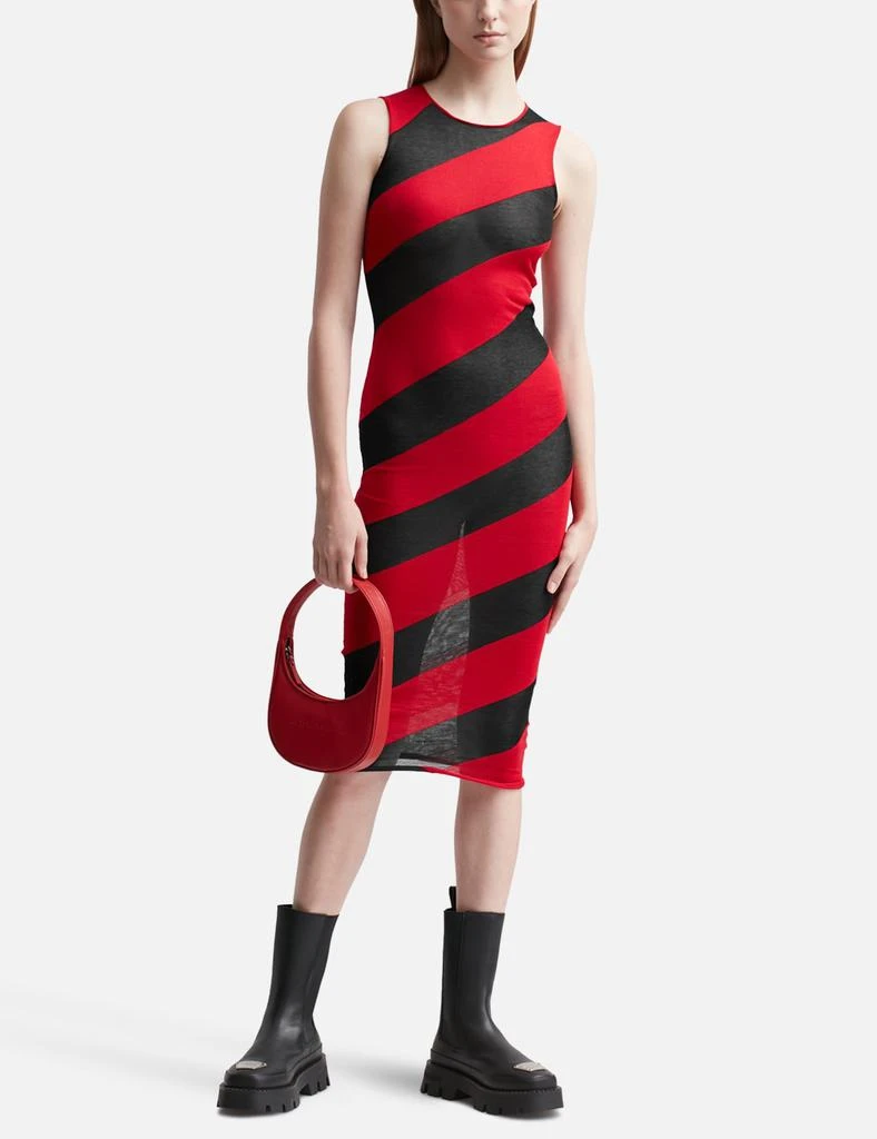 Mowalola Striped Knit Dress 4