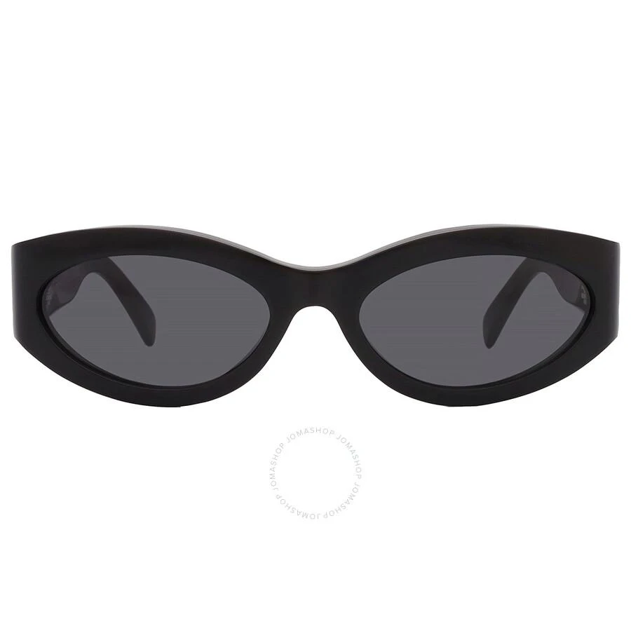 Celine Monochroms Grey Oval Ladies Sunglasses CL40288I 01A 56 1
