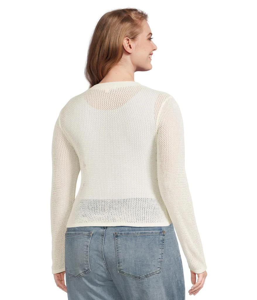 Mod-o-doc Long Sleeve Button Front Open Knit Sweater 3